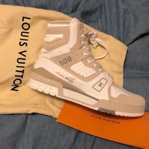 Louis Vuitton trainer sneaker white